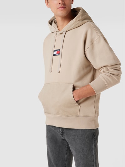 Tommy Jeans Hoodie mit Känguru-Tasche Beige 4