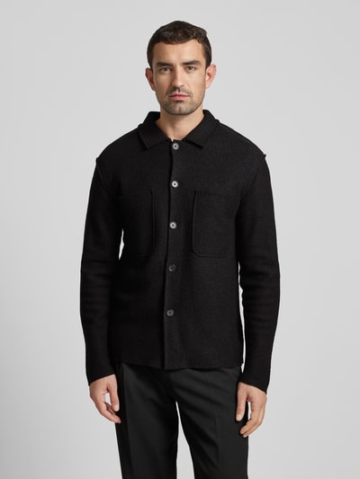 Casual Friday Hemdjacke mit Brusttaschen Modell 'Christian' Black 4