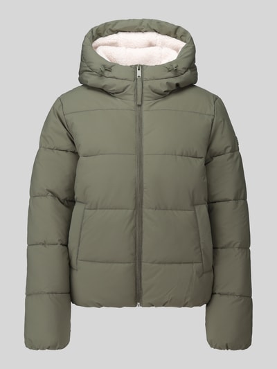 Tom Tailor Denim Kurtka w stylu puffer z kapturem i wypełnieniem puchowym Oliwkowy 2