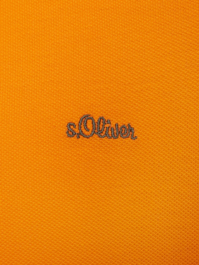 s.Oliver RED LABEL Poloshirt aus Piqué Orange 2