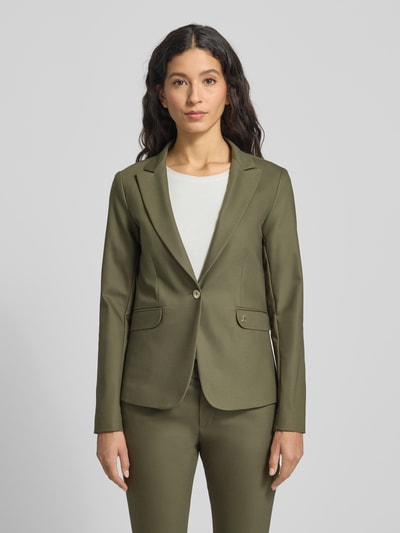 MOS MOSH Slim Fit Blazer mit Pattentaschen Modell 'Blake Night' Oliv 4