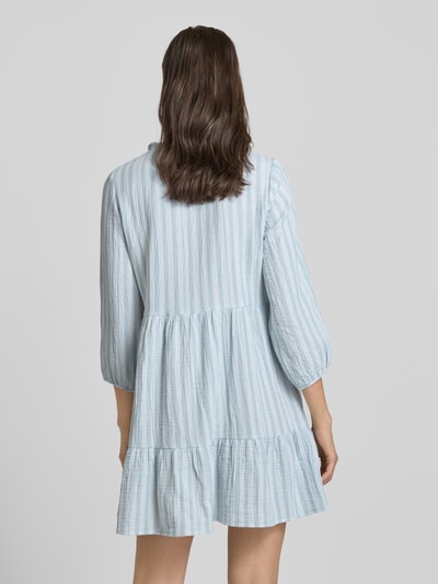 Vero Moda Sukienka midi taliowana z czystej bawełny model ‘NANNA’ Trzcinowy 5