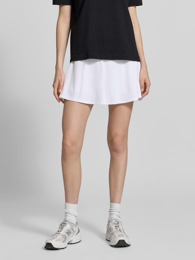 Lacoste Sport Dopasowana sport spódnica mini z pasek z logo Biały 4