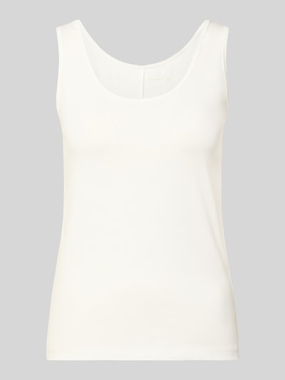 Tom Tailor Top tank o kroju regular fit z mieszanki bawełny Biały 2