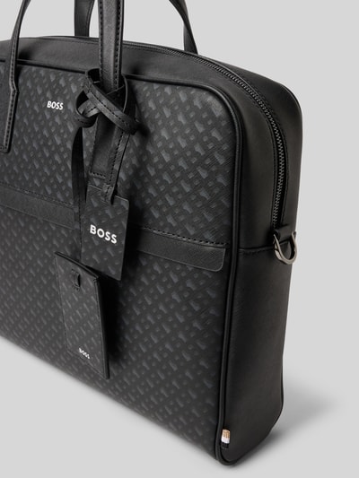 BOSS Laptoptas van geregenereerd leer, model 'ZAIR'  - 3