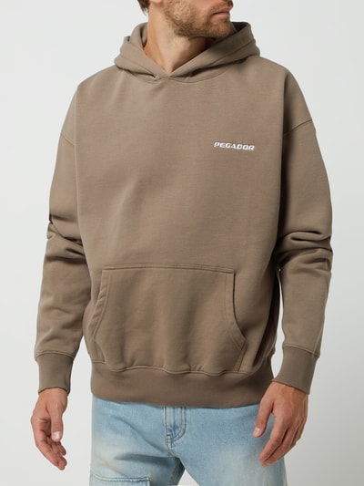 Pegador Oversized Hoodie mit Label-Patch Mud 4