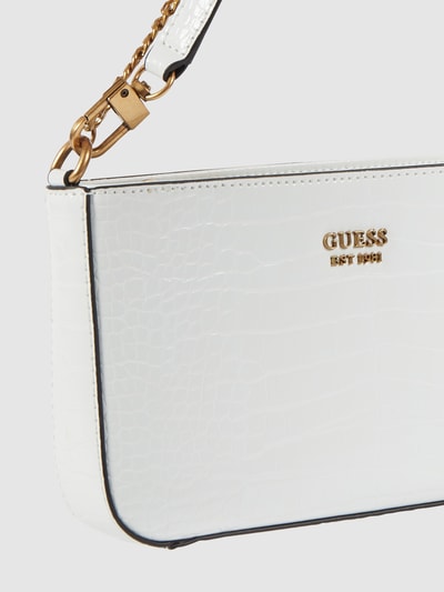 Guess Pochette mit Kroko-Prägung  Weiss 5