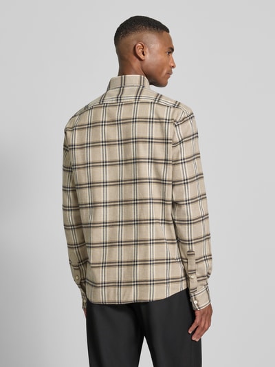 BOSS Regular Fit Freizeithemd aus reiner Baumwolle Modell 'LIAM' Schlamm 5