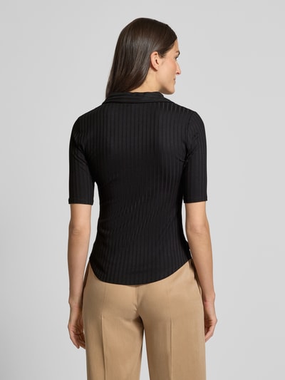 Lauren Ralph Lauren Slim fit poloshirt met 1/2-mouwen, model 'MAZIKEEN' Zwart - 5