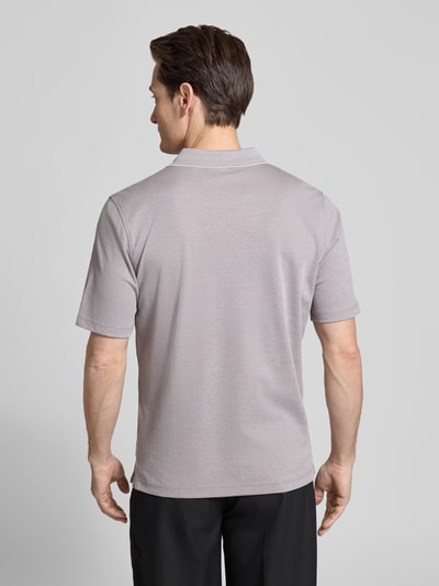 Christian Berg Men Regular Fit Poloshirt mit Brusttasche Mittelgrau 5