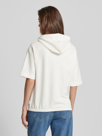 Tom Tailor Hoodie met motiefprint Offwhite - 5