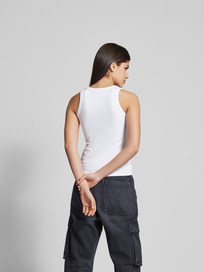 Diesel Tanktop mit Label-Detail Weiss 5