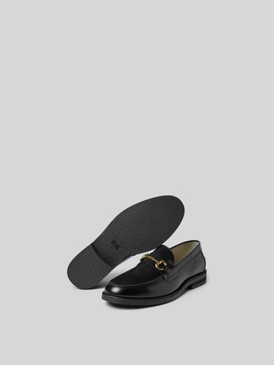Duke & Dexter Loafer mit Label-Detail Black 5