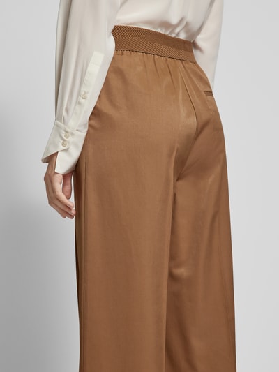 Christian Berg Woman Selection Flared culotte met bandplooien Lichtbruin - 3