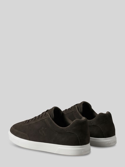 CK Calvin Klein Sneaker aus echtem Rindsleder mit Logo-Details Dunkelbraun 2