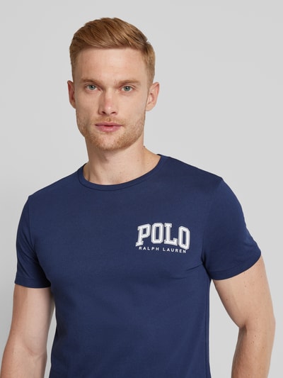 Polo Ralph Lauren T-Shirt mit Label-Print Marine 3