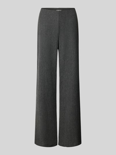 Produktfoto, Spodnie 'Hose mit Strukturmuster und elastischem Bund' von Christian Berg Woman, mieszanka materiałów z dodatkiem wiskozy, krój relaxed fit, fakturowany wzór, elastyczny pas, szerokość w rozmiarze S: 40 cm, długość wewnętrzna nogawki w rozmiarze S: 77 cm
