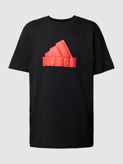 ADIDAS SPORTSWEAR T-shirt met labeldetail Zwart - 2