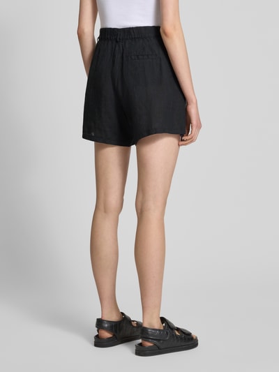 Gina Tricot Relaxed Fit Leinenshorts mit Bundfalten Black 5