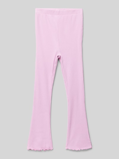 s.Oliver RED LABEL Sweatpants in riblook Roze - 1