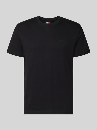 Tommy Jeans Regular Fit T-Shirt aus reiner Baumwolle Black 2