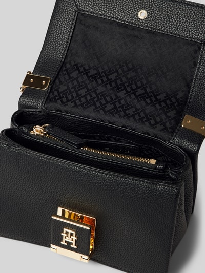 Tommy Hilfiger Handtasche mit Label-Applikation und Schulterriemen Black 4