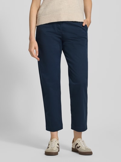 Tommy Hilfiger Chinosy o kroju slim fit z mieszanki bawełny Granatowy 4