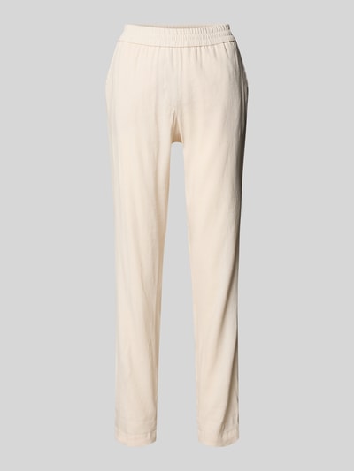 Marc Cain Broek van linnenmix met steekzakken Zand - 2