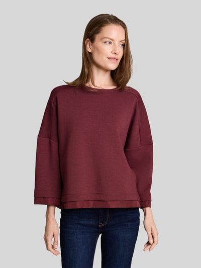 Tom Tailor Sweatshirt mit Baumwoll-Anteil Bordeaux 4