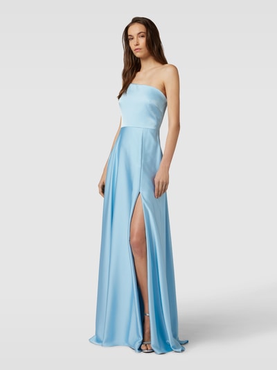 Vera Wang Bride Abendkleid mit Seitenschlitz Modell 'VENISHIA' Hellblau 1