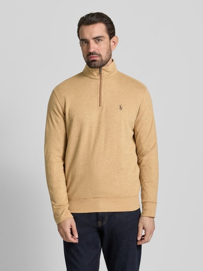 Polo Ralph Lauren Sweatshirt met labelstitching Camel - 4