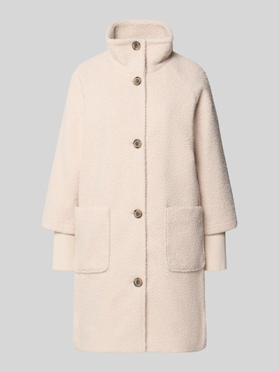 Tom Tailor Teddymantel met hoge opstaande kraag Beige - 2