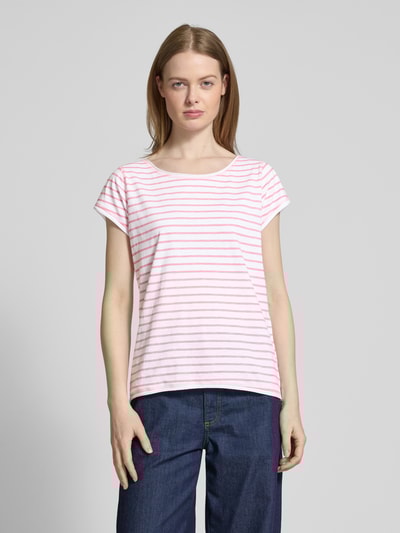 Christian Berg Woman T-Shirt mit Kappärmeln Pink 4
