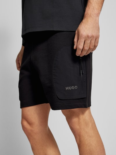 HUGO Shorts mit Eingrifftaschen Modell 'Dolrockys' Black 3