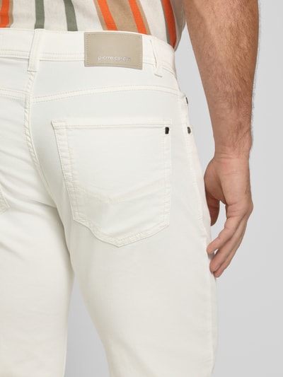 Pierre Cardin Tapered Fit Jeans im 5-Pocket-Design Modell 'Lyon' Offwhite 3