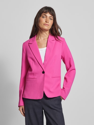 YAS Blazer met paspelzakken, model 'BELLA' Felroze - 4