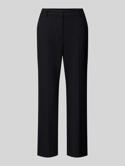 Produktfoto, Slim Fit broek met viscose, effen kleuren, high waist, labelstitching, riemlussen, Max Mara Model 'RANA', webmateriaal.