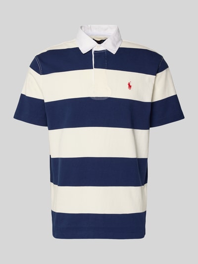 Polo Ralph Lauren Regular Fit Poloshirt aus reiner Baumwolle Modell 'SSRUGBYM13' Marine 2