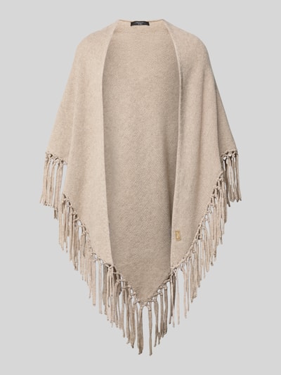 Weekend Max Mara Wollschal aus reiner Schurwolle Modell 'TORNADO' Beige Melange 2