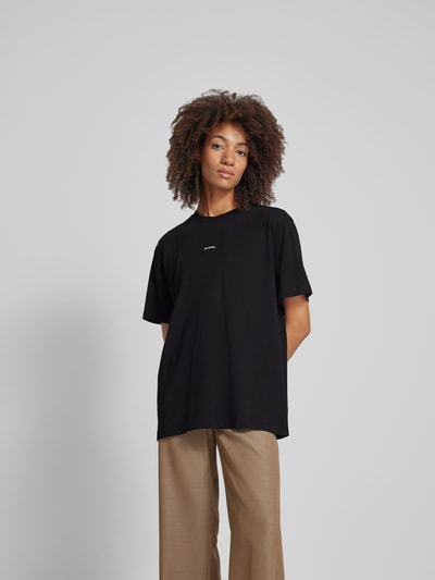 OH APRIL T-Shirt mit Label-Detail Black 4