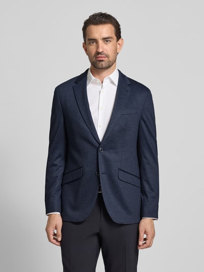 Pierre Cardin Marynarka o kroju slim fit zapinana na dwa guziki model ‘Lukas’ Granatowy 4