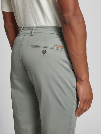 Baldessarini Chinosy o kroju slim fit w kant model ‘Jorck’ Limonkowy 3