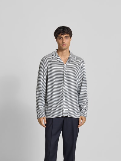Officine Générale Freizeithemd mit Knopfleiste Weiss 4