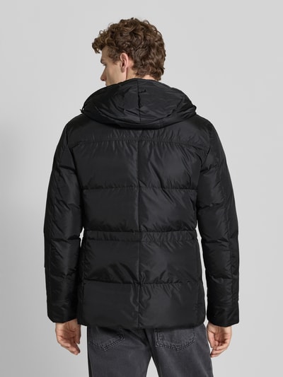 Peuterey Jacke mit verdecktem Reißverschluss Modell 'Aiptek' Black 5