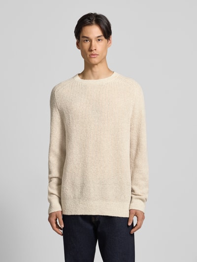 Marc O'Polo Regular fit pullover van wolmix Wit - 4