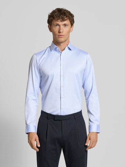 Christian Berg Men Regular Fit Business-Hemd mit Kentkragen Bleu 4