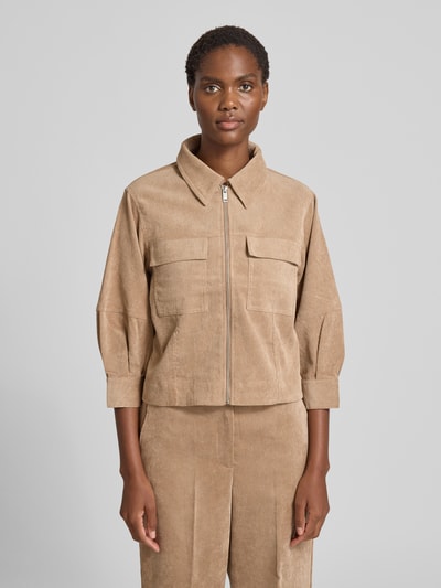 OPUS Corduroy jack met borstzakken, model 'Hamoni' Camel - 4