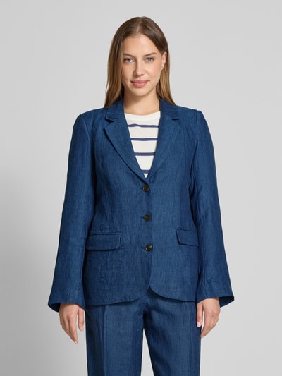 MSCH Copenhagen Regular Fit Blazer mit Pattentaschen Modell 'Naira Claritta' Rauchblau 4