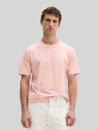 Marc O'Polo Regular Fit T-Shirt aus reiner Baumwolle Rose 4