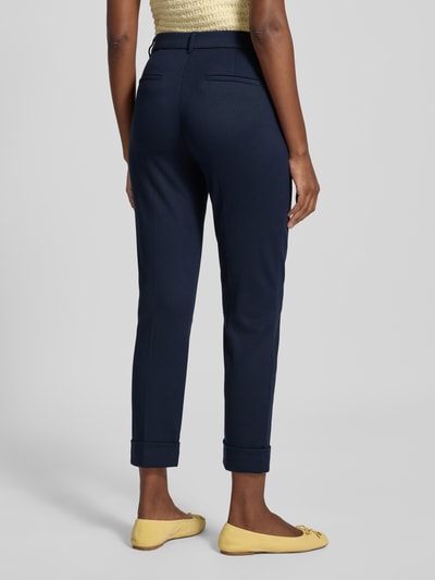 Christian Berg Woman Stoffhose mit Gesäßtaschen Dunkelblau 5